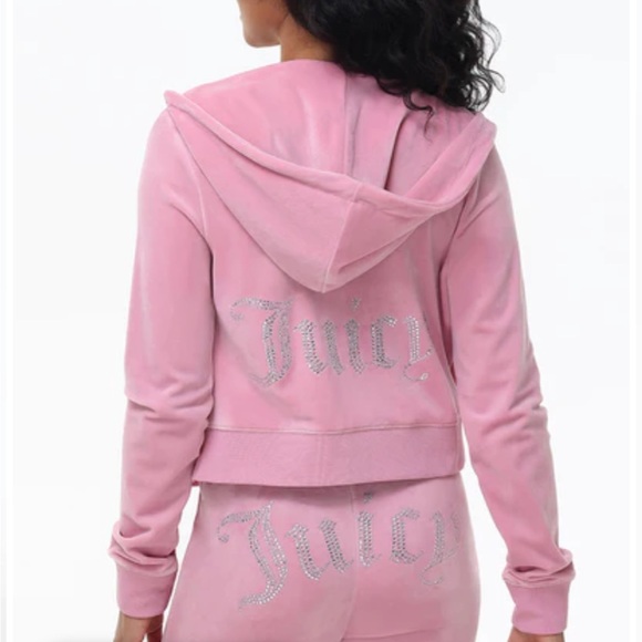 NWT juicy couture og bling tracksuit in rose - Picture 3 of 10